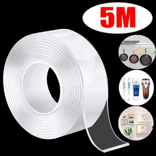 5M Double-Sided Adhesive Nano Tape Traceless Washable Removable Tapes COD