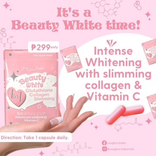 You Glow, Babe Beauty White 4in1Intense Whitening Glutathione, Collagen, Slimming & Vitamin C