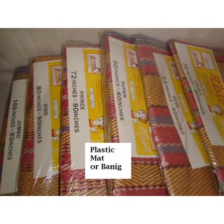 Plastic Mat or Banig
