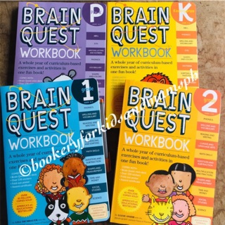 Brain Quest Workbooks NO Reward STICKERS (pre-k, kinder, grades 1-6) (3)
