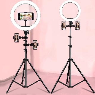 ✅100% Original Lucky Dimmable Selfie LED Ring Light Photo Studio Photography W/ 210CM Tripod