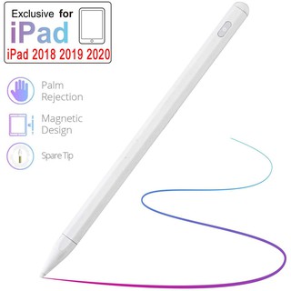 For iPad Pencil Apple Palm Rejection Stylus Pen for iPad Air 4 4th 2020 Air 3 10.5 9.7 2018 Pro 11 12.9 2018 10.2 2019 Mini 5 6th 7th 8th Touch Pen