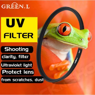 GreenL UV Filter 37 40.5 43 46 49 52 55 58 62 67 72 77 82mm