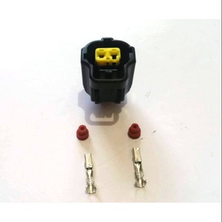 ₪●2 Pin Coolant Temperature Sensor CTS Socket for Mitsubishi
