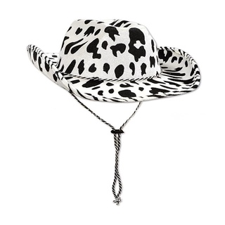 Cow Cowboy Hat Zebra Leopard Print Tiger Cowboy Hat Prom Decoration Hat Party P5Q4