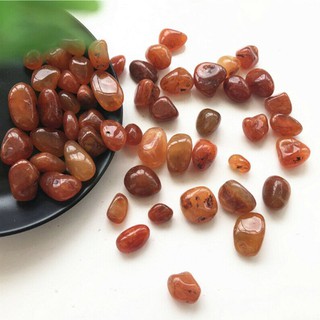 Natural Red Agate Crystal Gravel Crystal Stone Decoration Aromatherapy Fragrant Stone Fish Tank Deco