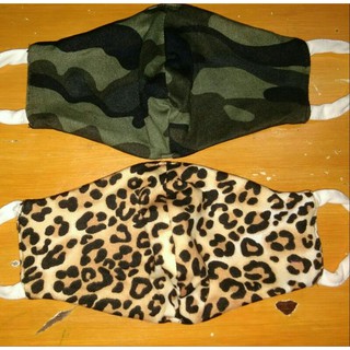 Camouflage and Leopard Print Face Mask for Kids and Adult