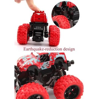 ◑✁Monster Truck Inertia SUV Friction Power Vehicles Toy Cars (2)