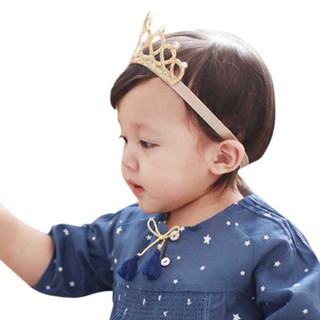 HIIU Baby Cute Crown Headband Hair Band Accessories Headwear (9)