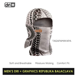 Dri Plus Men's Republika Series Washable Multi-Functional Moisture Wicking Balaclava DMREPUBALA1201