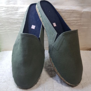 flip flops for men flat sandalsmen shoes✿✑♗Fatigue green men's half shoes carcar made espadrilles f
