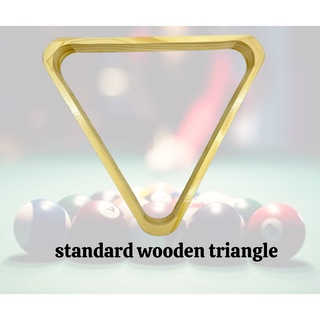 STANDARD WOODEN TRIANGLE [ BILLIARD BALL ACCESORIES ] (1)
