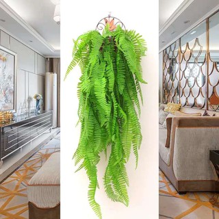 Leaves garland Garden decor grass artificial leaf fake flowers wall decoration for home #842 (1)