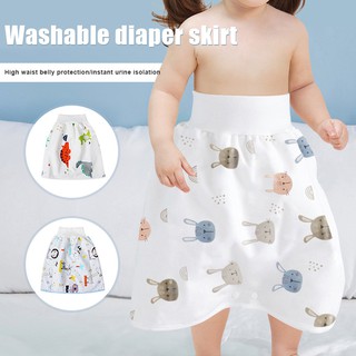 COD Comfy Reusable Childrens Washable Leakproof Diaper Skirt Shorts 2 in 1 Waterproof and Absorbent Shorts for Baby Toddler