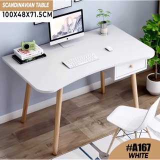 Computer Table/Laptop Table/Study Table with drawer/Scandinavian Inspired