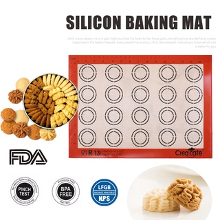 MegaMall Non-Stick Silicone Baking Mat Pad Sheet Baking Dough Mat
