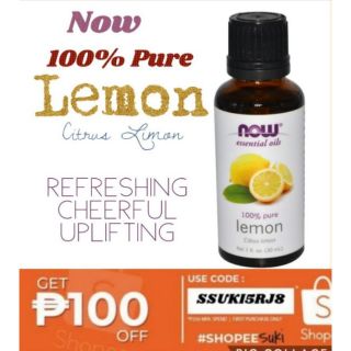 Lemon 100% Pure Now Essential Oil 30ml sealed