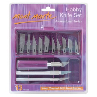 Mont Marte Hobby Knife Set SK5 Blades 13pcs (1)