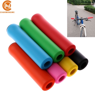 Bike Bicycle Grip Silicone Shock-absorbing Non-slip Soft cycling