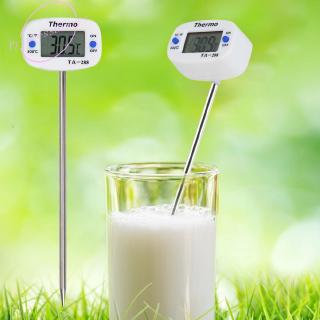 PRI@Food Stainless Steel Probe Thermometer Electronic Digital Cooking Thermometer