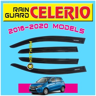 ۩▣▲Rain Guard for Suzuki Celerio 2016 -2017 2018 2019 2020 ( Window Door Sun Visor )