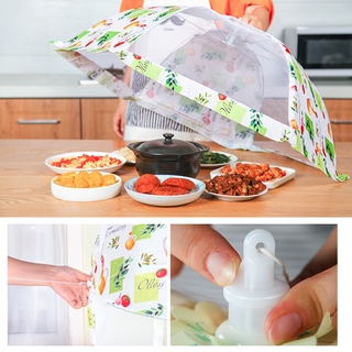 Foldable Table Food Cover Umbrella Style Anti Fly Mosquito Meal Cover Table Mesh Food Covers