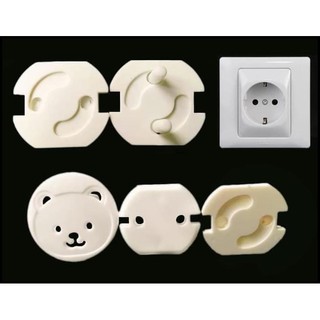 Bk101 Outlet Hole Safety Socket Plug Socket Cover - White