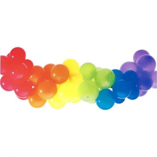 Free Balloon strip! 100pcs Rainbow color mix balloons Cocomelon theme balloons (2)