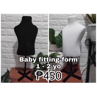 BABY MANNEQUIN - FITTING FORM (with adjustable stand and pinnable foam)