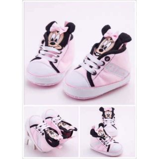 minnie mouse baby shoes，4month to 18month