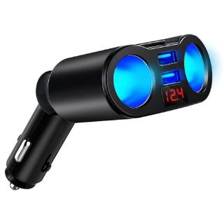 Ready Stocks 3 in 1 12V Car Dual USB Charger Car charger USB charging Auto parts (8)
