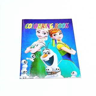 Colouring book with stickers