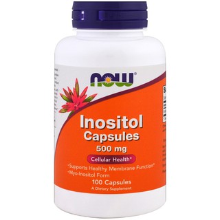 Now Foods, Inositol Capsules, 500 mg, 100 Capsules (1)