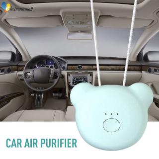 ✨COD Car Air Purifier Wearable Necklace Mini Portable USB Air Cleaner Negative Lon Generator Low Noise Air Freshener ✨Elec