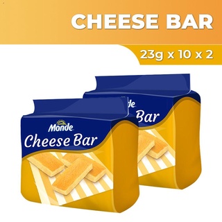 Food & Beverages◘♨❐Monde Cheese Bar 23g x 10 X 2