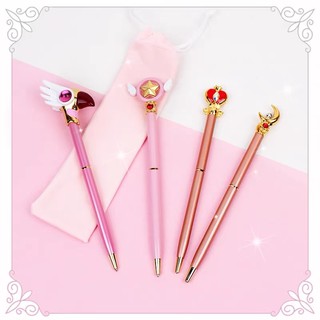 Japan Anime Card Captor Sakura Pen Sailor Moon Guardian Metal Pen