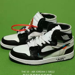 Hot Products Air Jordan 1 x off black UNC white high cut men shoes women shoes Basketball shoes sports shoes
