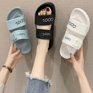 DKNC Korean new style slippers summer two-strap rubber slippers women shoes
