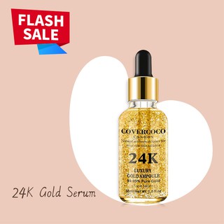 24K Gold Serum Anti-Aging Serum Face essence Skin Care with Hyaluronic Acid and Collagen 5J54