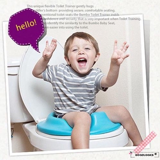HGL♪Kids Toddler Toilet Seat Cushion Plastic Baby Bathroom Potty Training Seat Cover