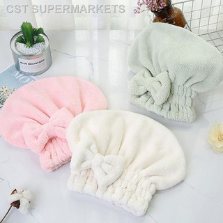 Bath cap☊▬♧Quick dry head cap thickened dry hair cap absorbent and quick-drying adult shower cap fem