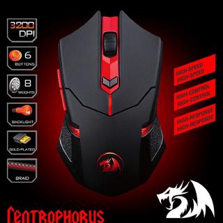 【Original Factory supplier】Redragon Game Mouse 79/5000 Redragon M601 RGB/M607/M705 CENTROPHORUS-3200 DPI light Gaming Mouse for PC 6 Button Weight Adjustment
