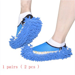 Chenille Absorbent Wipe Slippers Lazy Mop The Floor Shoes (1)