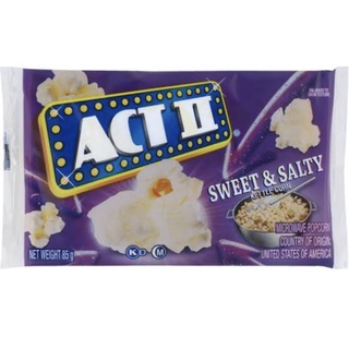 Act Ii Microwave Popcorn Kettle Corn 85g