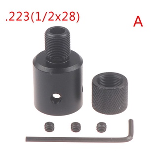 【Ready Stock】☽▲❏Refreshing Roger 10 / 22 Threaded Pipe Adapter Muzzle Brake Adapter 1 / 2-28 5 / 8-2