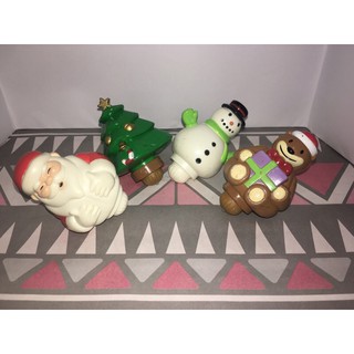 Sale Christmas Toy Top Santa, Bear, Tree and Snowman