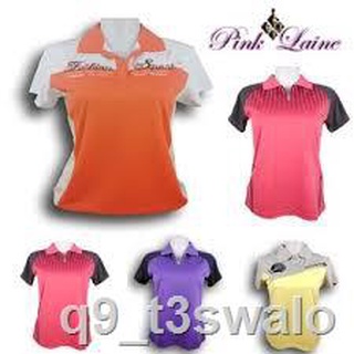 Spot goods ○Pink Laine Boutique Lady's Poloshirt Blouse Tops Dri-Fit for Womens