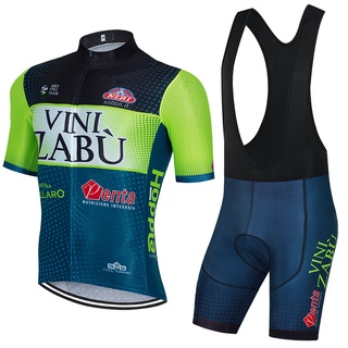 2022 Green VINI Cycling Clothing Bike jersey 20D Sportswear Men Ropa Ciclismo Bicycle Summer Tshirt Gel Pad Shorts