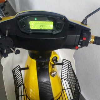 【SOYACAR】12V Universal Motorcycle LCD Digital 13000rpm Speedometer Backlight Odometer 7 LCD Colors (7)