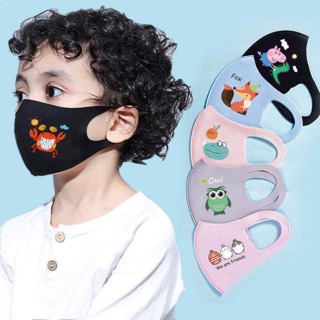 Washable Reusable Cute Face Mask For kids